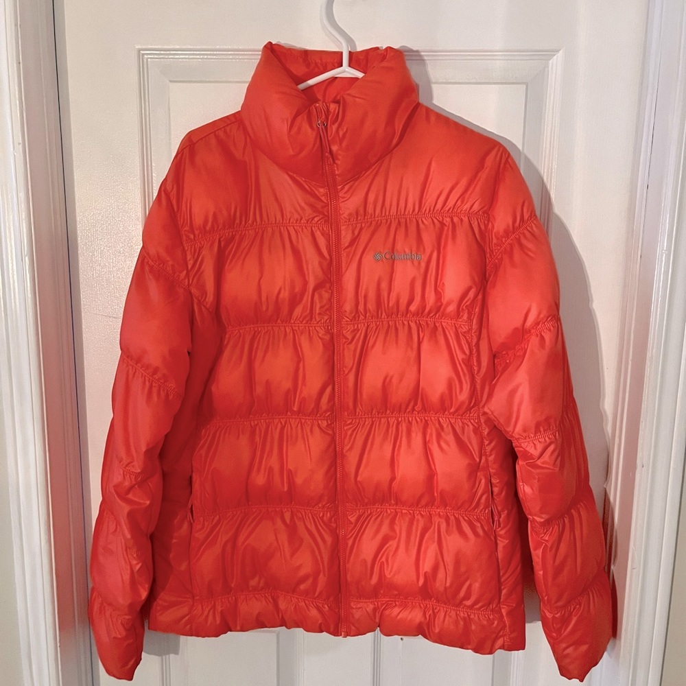 Columbia Women's Orange Puffer Jacket